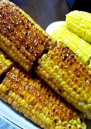 懐かしい、縁日の味♪焼とうもろこし-レシピのメイン写真