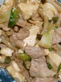 豆腐と豚肉の甘辛炒め-レシピのメイン写真