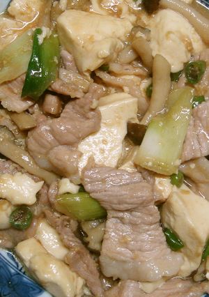 豆腐と豚肉の甘辛炒め-レシピのメイン写真