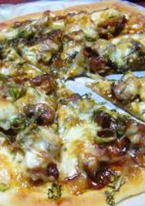 おうちde☆PIZZA☆　和風・ねぎテリヤキ-レシピのメイン写真