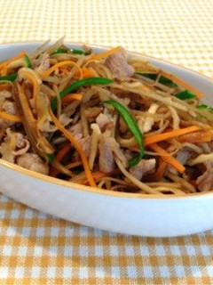 ごぼうと切干し大根の炒め物-レシピのメイン写真