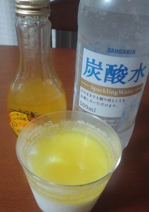 ｃarinaで杏仁サイダー-レシピのメイン写真