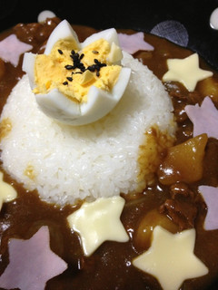七夕仕様デコカレーライス-レシピのメイン写真