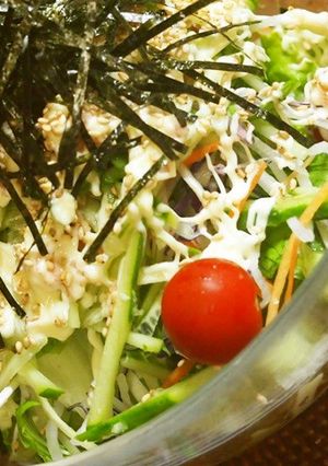 ♡たっぷり野菜乗せサラダうどん♡-レシピのメイン写真