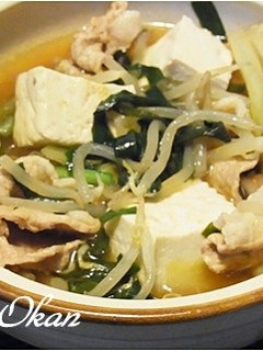 食欲アップ♪豚肉と豆腐のチゲ風-レシピのメイン写真