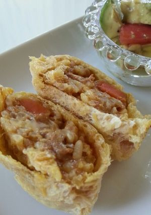 ☆残りカレーで☆さくさく稲荷★-レシピのメイン写真