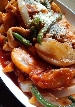 ＊鶏胸肉と野菜の甘酢ケチャップ炒め＊-レシピのメイン写真