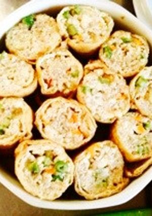 豚挽肉と木綿豆腐の信田巻き-レシピのメイン写真