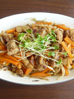 豚なんこつともやしの炒め物-レシピのメイン写真