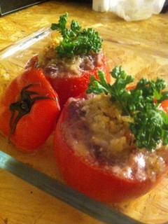 リコピン摂取‼トマトの肉詰め☆-レシピのメイン写真