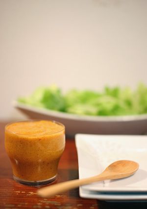 サラダ・柿ドレッシング-レシピのメイン写真