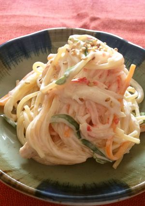 彩り野菜のスパゲッティサラダ-レシピのメイン写真