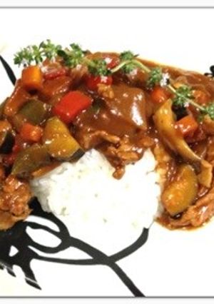 夏野菜でハヤシライス（≧∇≦）-レシピのメイン写真