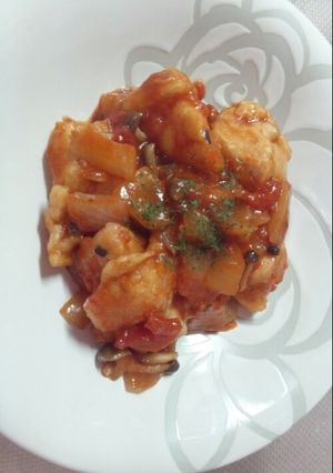 チキンのトマト煮-レシピのメイン写真