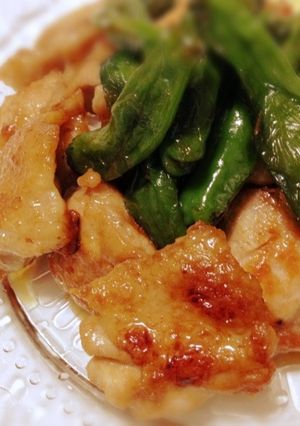 鶏肉とししとうのポン酢照り炒め-レシピのメイン写真