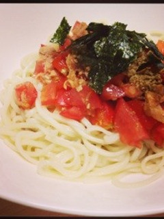 簡単!夏バテ防止!ピリ辛サラダうどん-レシピのメイン写真