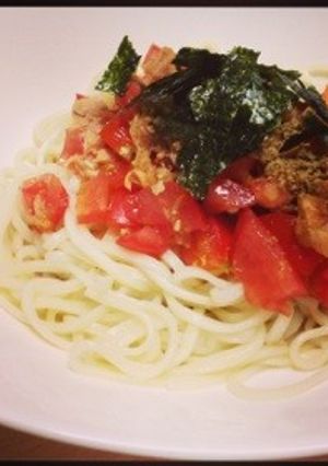 簡単!夏バテ防止!ピリ辛サラダうどん-レシピのメイン写真