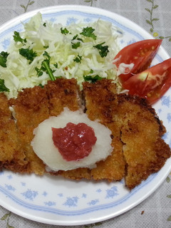 おろし梅ソースとんかつ-レシピのメイン写真
