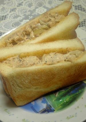 喫茶店の味♪簡単ツナのホットサンド☆-レシピのメイン写真