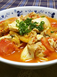 豚肉と豆腐のトマトキムチ煮-レシピのメイン写真