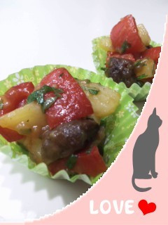 冷凍お弁当お野菜おかず:ミートボール炒め-レシピのメイン写真