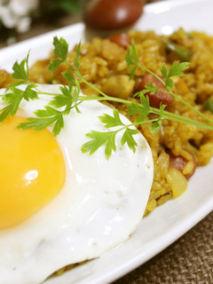 夏に食べたい*簡単スパイシーカレーピラフ-レシピのメイン写真