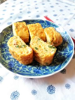 お弁当に☆ツナとパセリの卵焼き-レシピのメイン写真