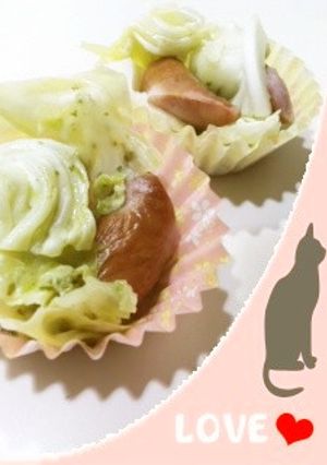 冷凍お弁当お野菜おかず：ジェノバキャベツ-レシピのメイン写真