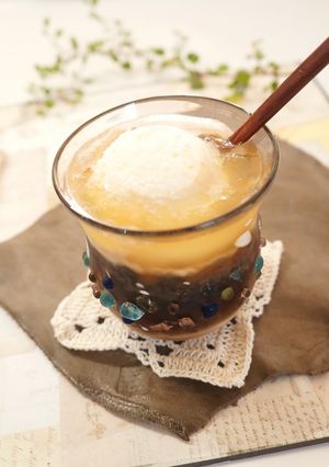 ジュレのお酒で✿大人のコーラフロート-レシピのメイン写真