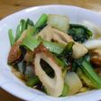 白菜と小松菜とちくわの煮浸し