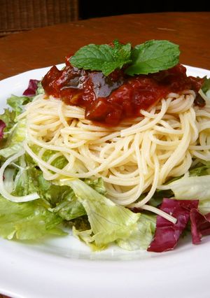 冷製カッペリーニのサラダ仕立て-レシピのメイン写真