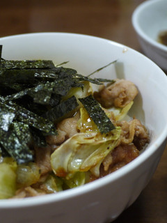 豚バラきゃべつ丼-レシピのメイン写真