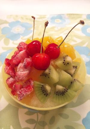 ジュレのお酒で作る大人のかき氷☆-レシピのメイン写真