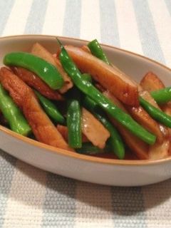 インゲンと薩摩揚げの煮物-レシピのメイン写真