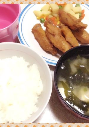 晩ごはん＊チキンバー-レシピのメイン写真