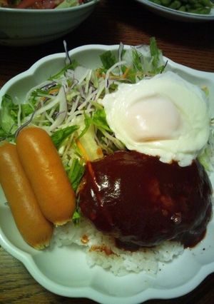 簡単！お手軽ロコモコ丼ｗｗ-レシピのメイン写真