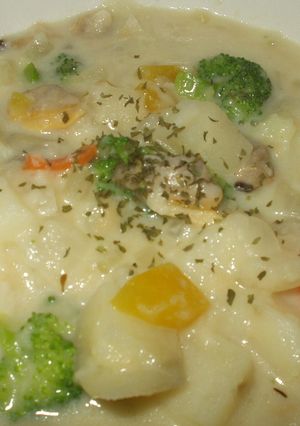 クラムチャウダー-レシピのメイン写真