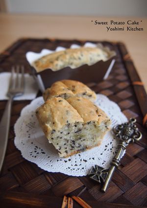 かんたん黒ゴマさつまいもケーキ-レシピのメイン写真