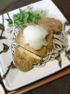 おろしとんかつ蕎麦-レシピのメイン写真