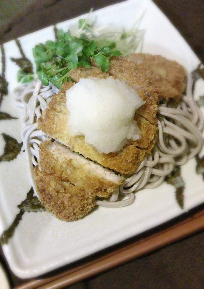 おろしとんかつ蕎麦-レシピのメイン写真