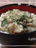 おいしい！　我が家の冷や汁