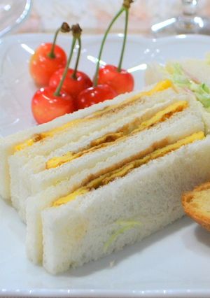 簡単♪　薄焼き玉子のサンドイッチ　-レシピのメイン写真