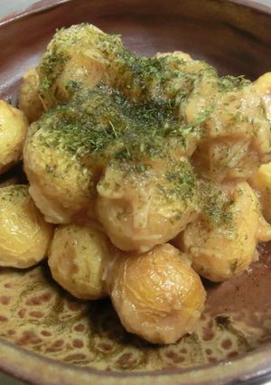 小さな新ジャガイモのおろしなめたけ和え-レシピのメイン写真