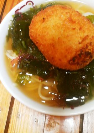 ほくほく甘い意外な美味しさコロッケウドン-レシピのメイン写真