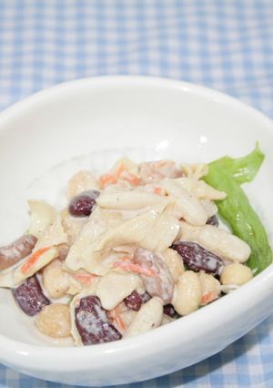 湯葉と６色豆の胡麻和え-レシピのメイン写真