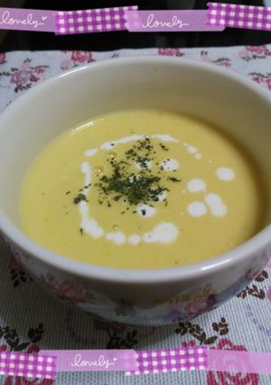 旬を味わう♪コーンスープ♪-レシピのメイン写真