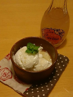 夏☆ヨーグルトアイス✖ピーチジュレ-レシピのメイン写真