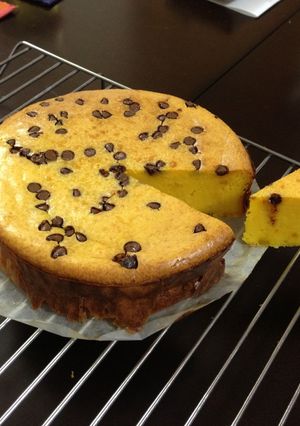 何度も作っちゃう！！かぼちゃチーズケーキ-レシピのメイン写真