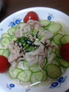 冷やし豚しゃぶうどん-レシピのメイン写真