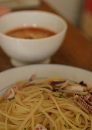 いかとアンチョビのパスタ-レシピのメイン写真